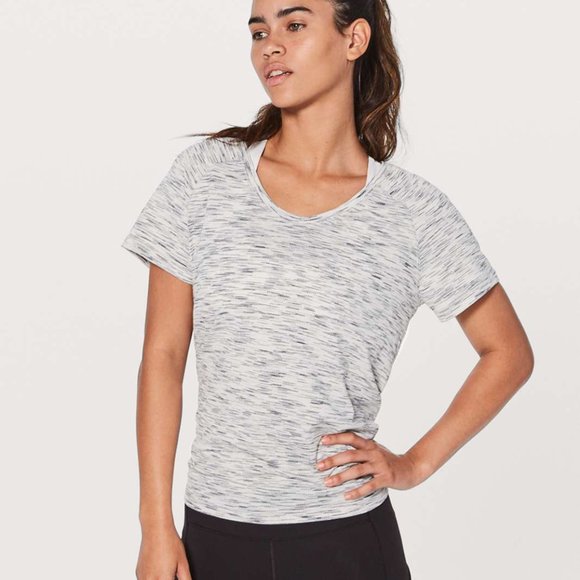 lululemon athletica Tops - Lululemon Back In Action Short Sleeve - 10